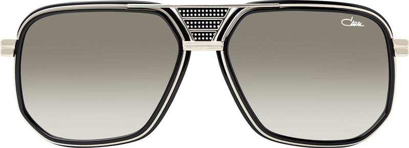 CAZAL  666 002 BLACK SILVER/GREY GRADIENT LENS