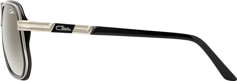 CAZAL  666 002 BLACK SILVER/GREY GRADIENT LENS
