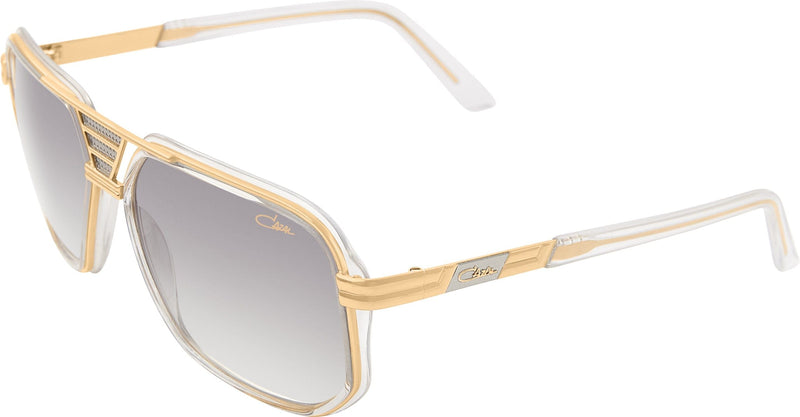 CAZAL 666 003 CRYSTAL GOLD/GREY GRADIENT LENS