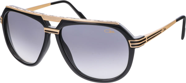 CAZAL 674 001 BLACK GOLD/GREY LENS