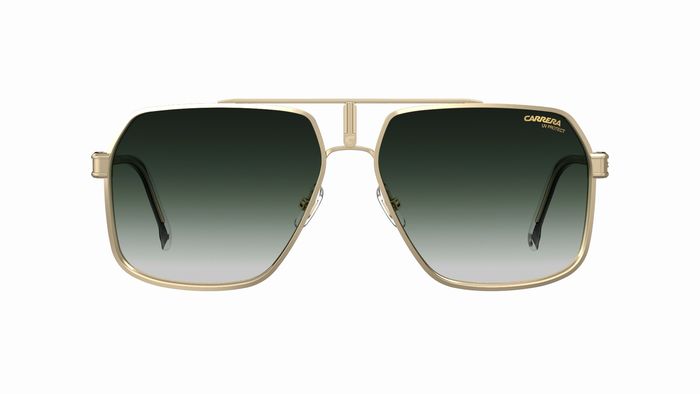 Carrera 1055/S W3J gold/green graduated lens sunglasses