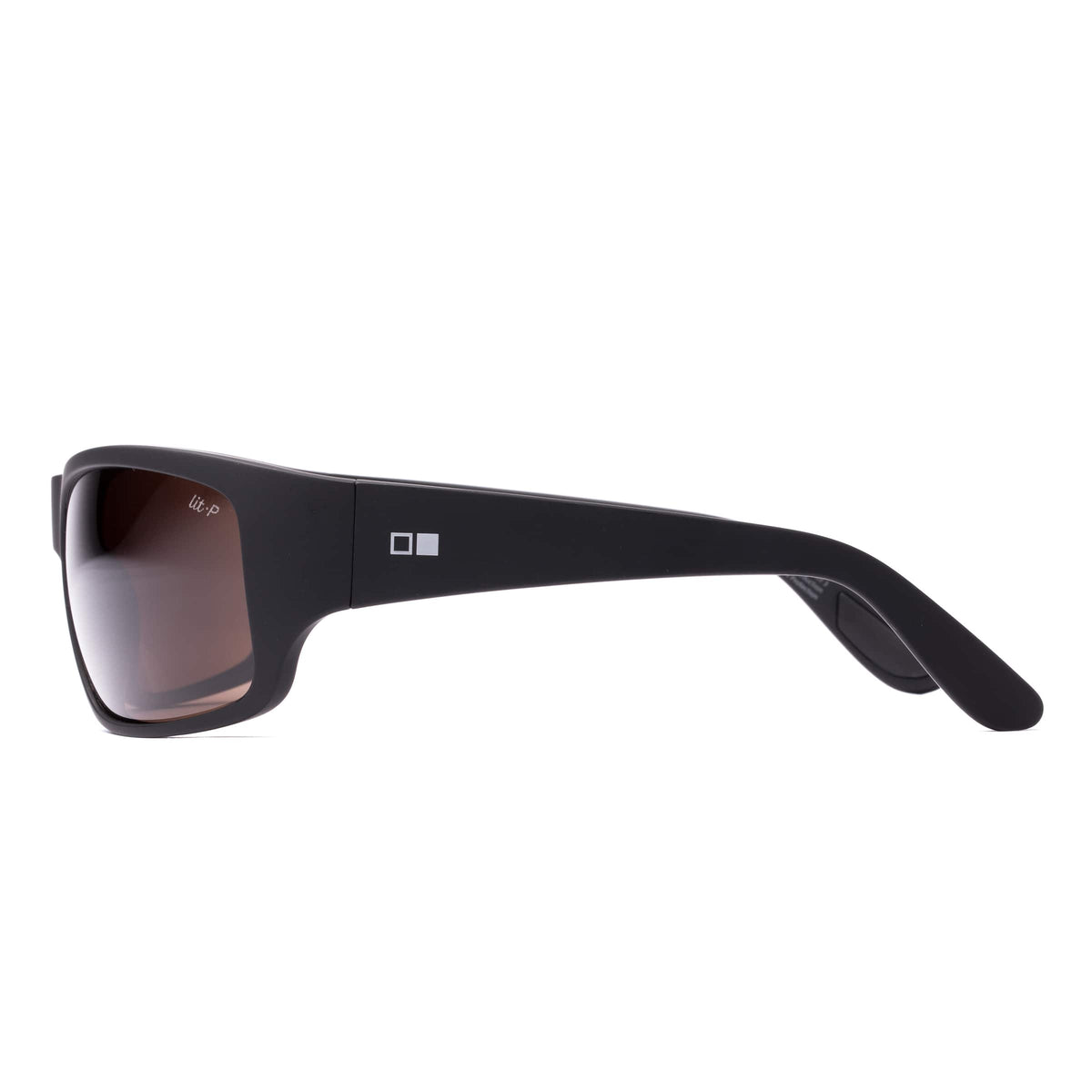 Concrete Wave 215-2601LL matte black/L.I.T polarised brown lens