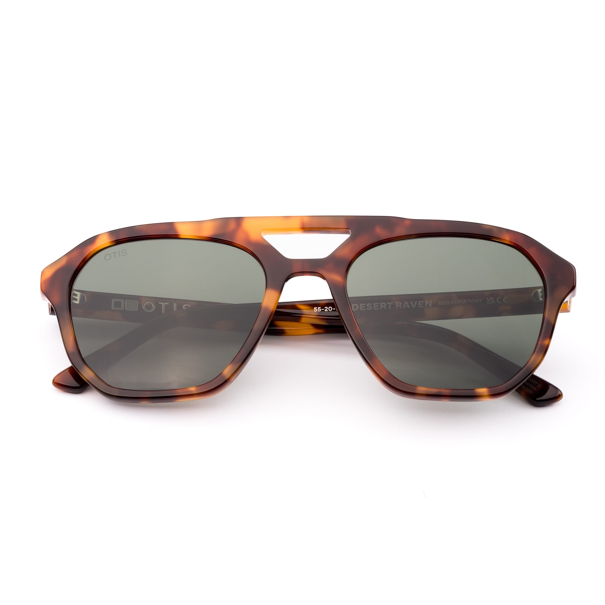 Desert Raven 218-2602 eco sepia tortoise/grey lens