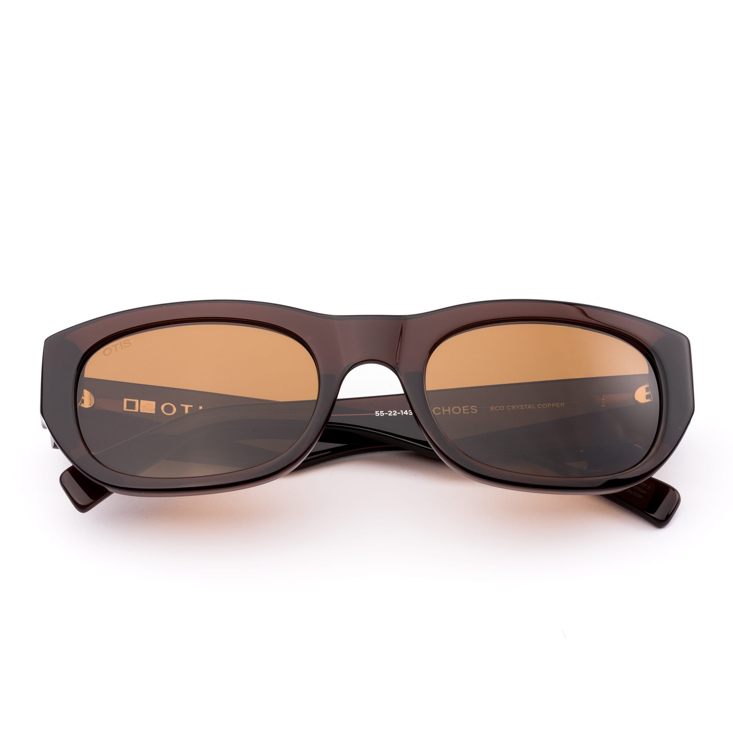Echoes 220-2603 eco crystal copper frame brown lens
