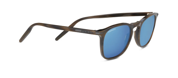 DELIO 8852 SHINY WOOD/POL555 BLUE POLARISED LENS