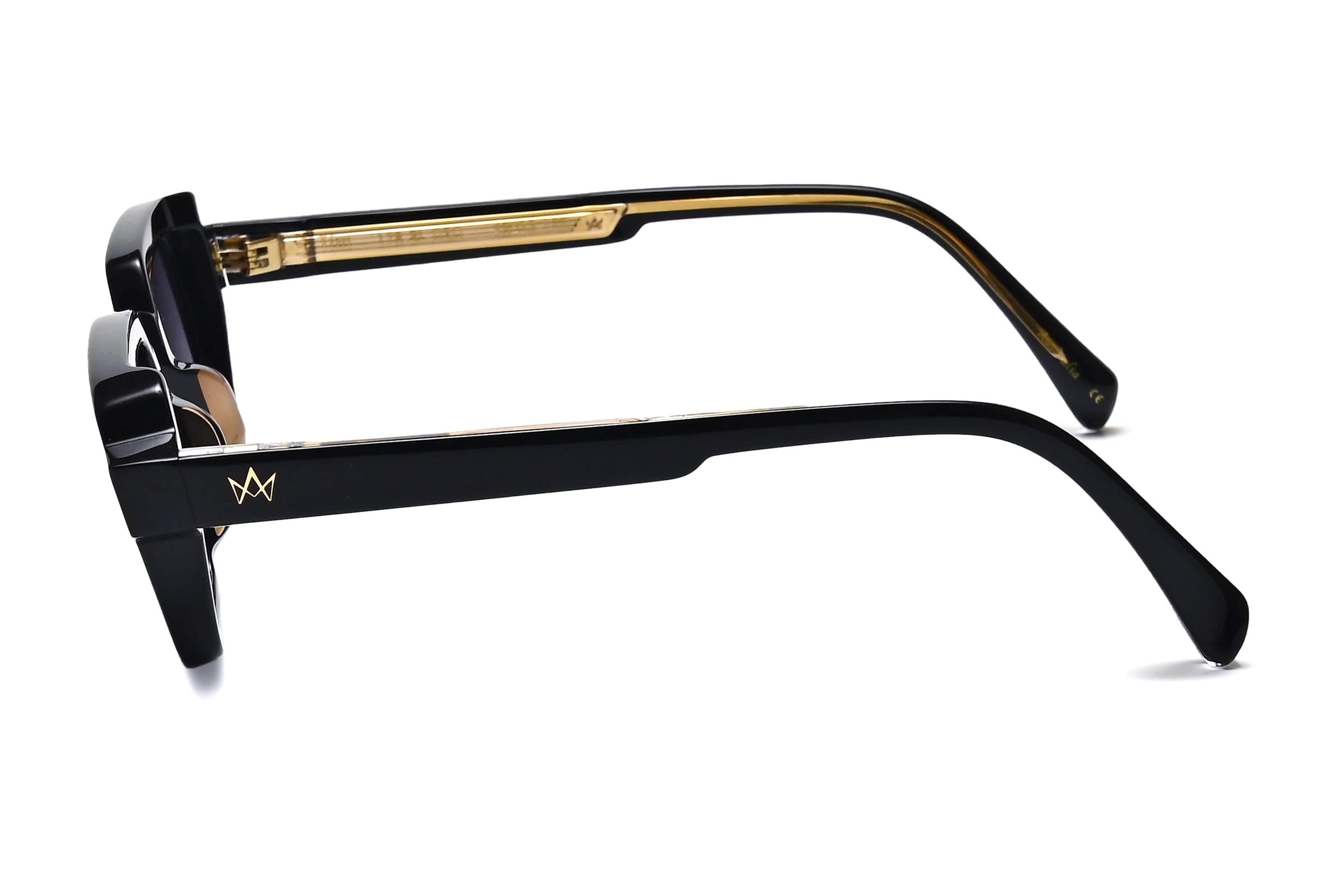 Tim black/blue gradient lenses