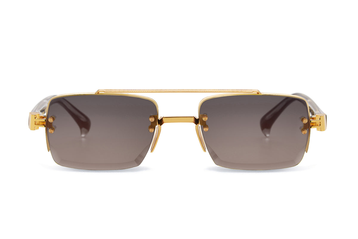 Ashan black gold/purple gradient lens