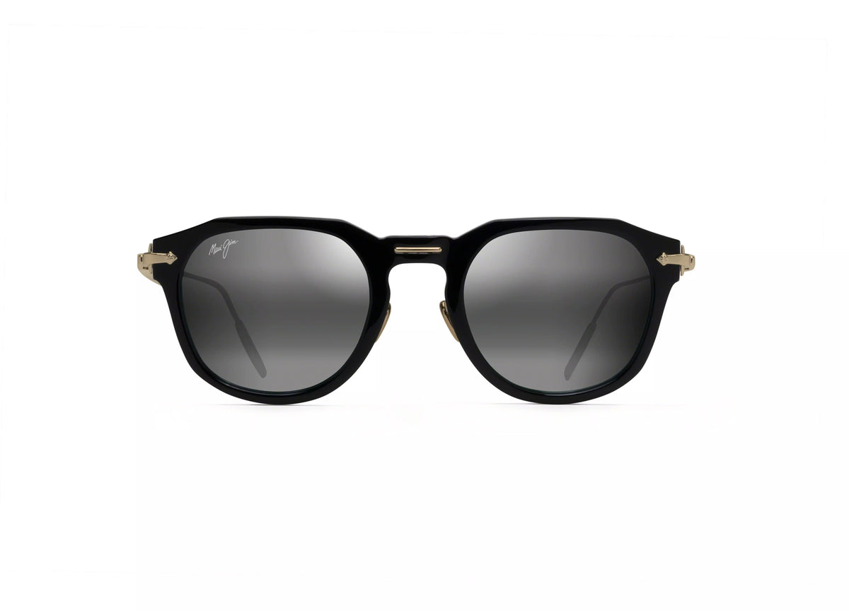 837-02 Alika black gold/neutral grey polarised lens sunglasses