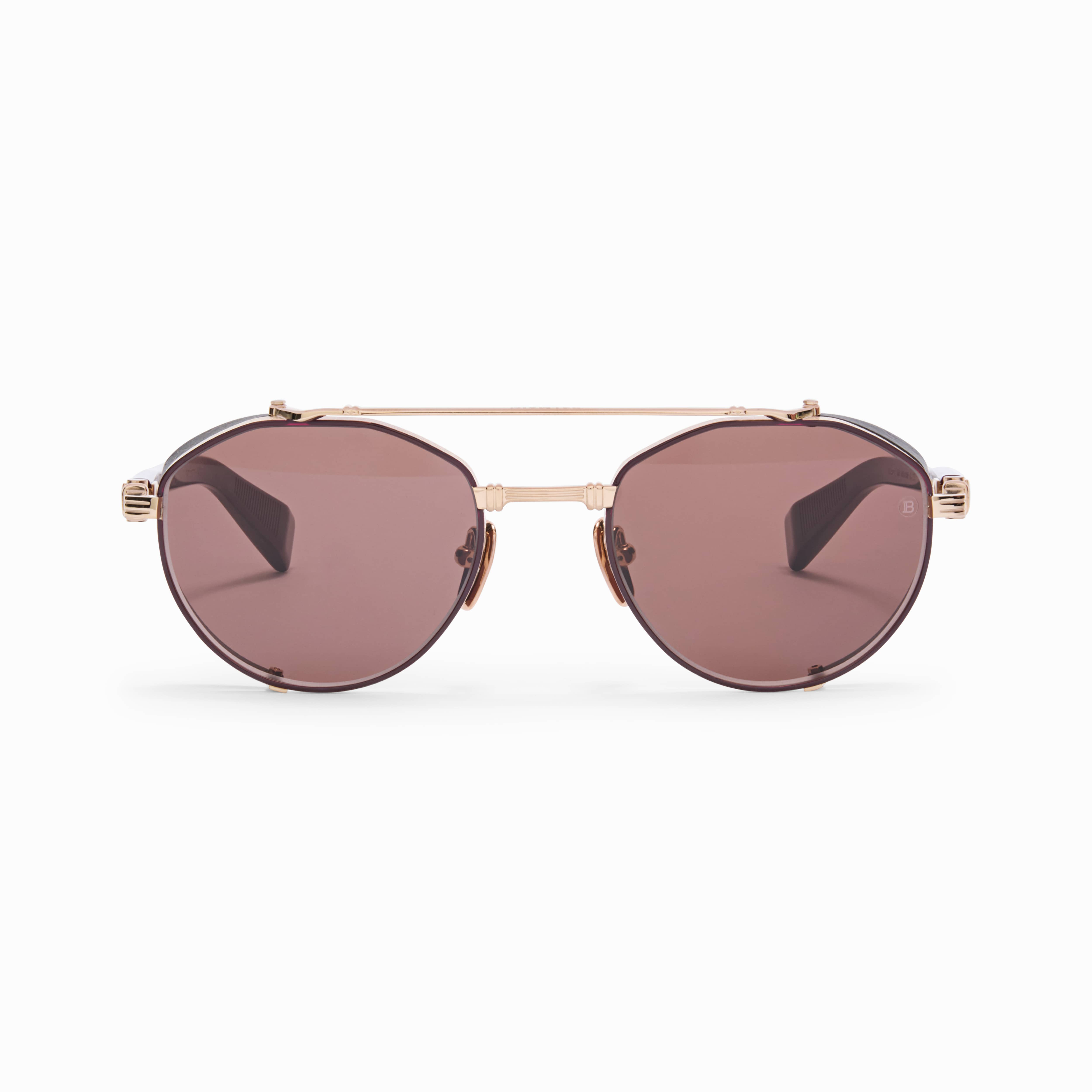 Balmain Brigade IV BPS-120F  12k gold/brown smoke lens