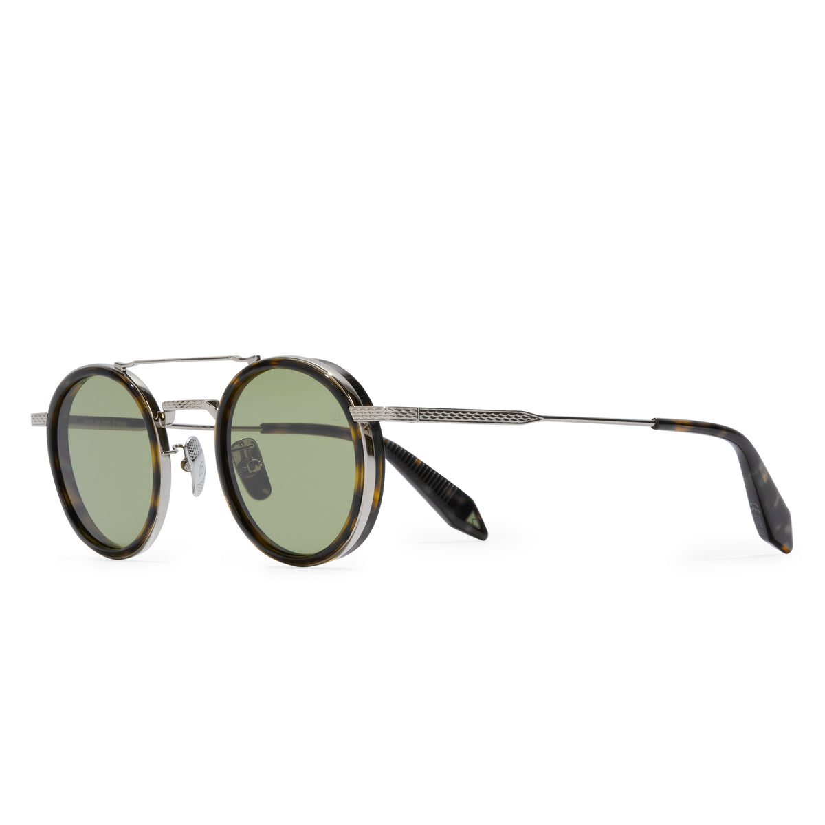C&G Breitling Chrono 0002 02 palladium havana titanium/green lens