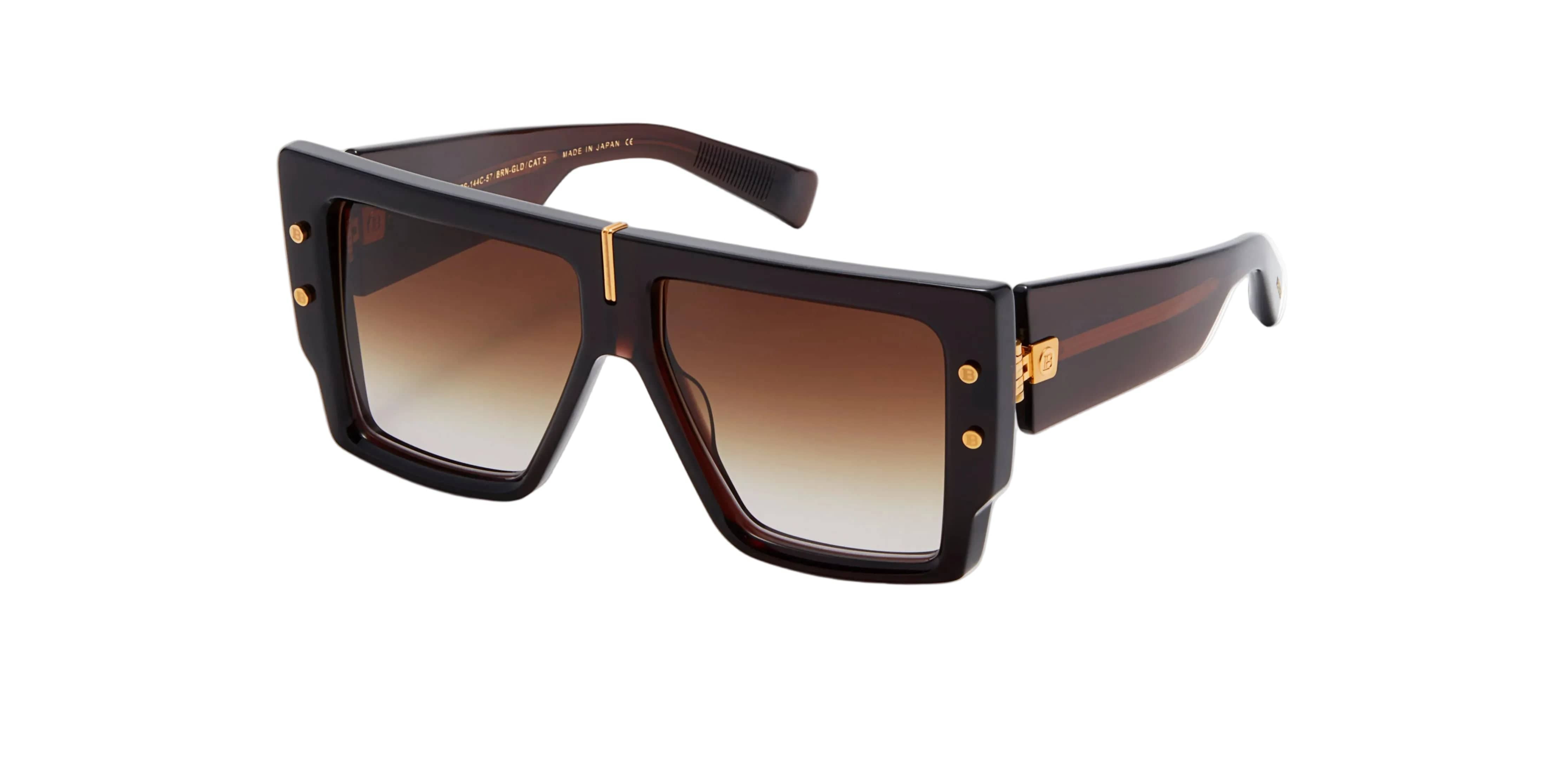 Balmain B Grand BPS-144C-57 brown gold/brown gradient lens