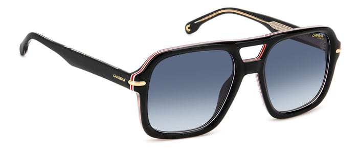 CARRERA 317/S M4P/08 BLACK STRIPE/DARK BLUE SHADED LENS