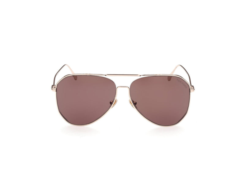 TF853 28E Charles rose gold/brown graduated lens