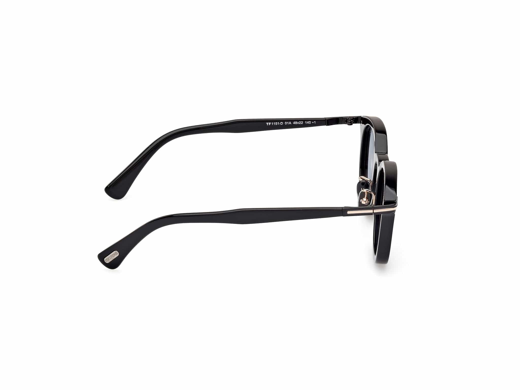TF1151-D 01A shiny black/light smoke lens
