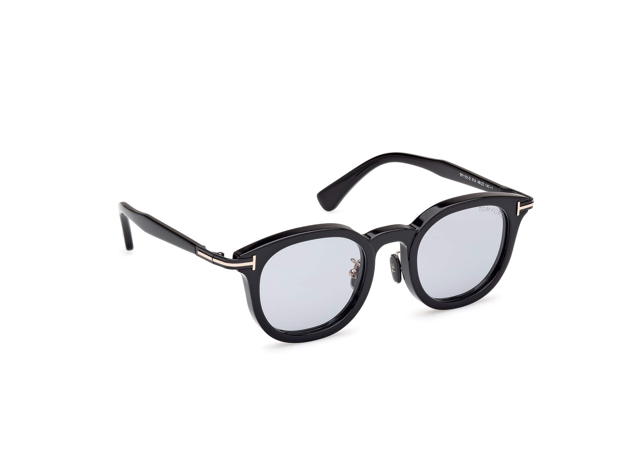 TF1151-D 01A shiny black/light smoke lens