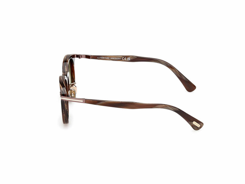 TF1151-D 62P brown horn/green gradient lens