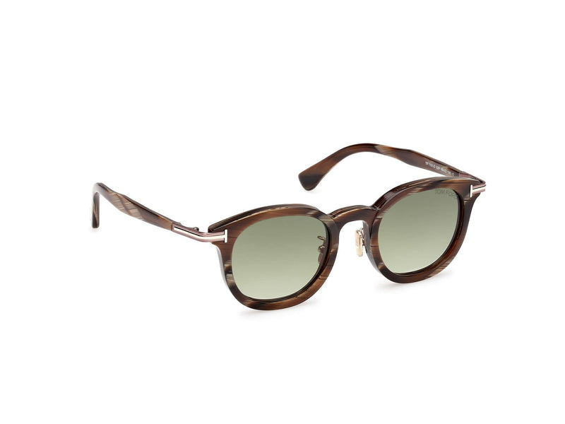 TF1151-D 62P brown horn/green gradient lens
