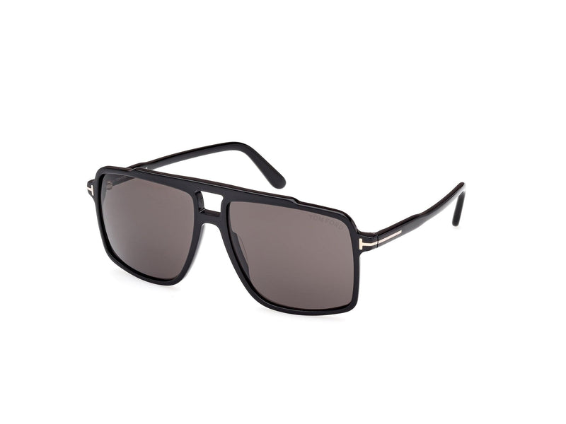 TF1177/S 01A Kemp shiny black/smoke lens