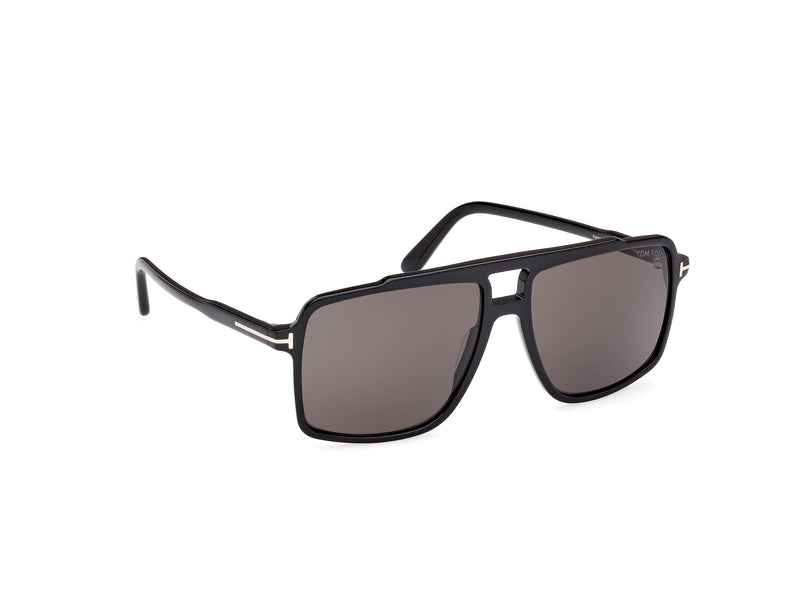 TF1177/S 01A Kemp shiny black/smoke lens
