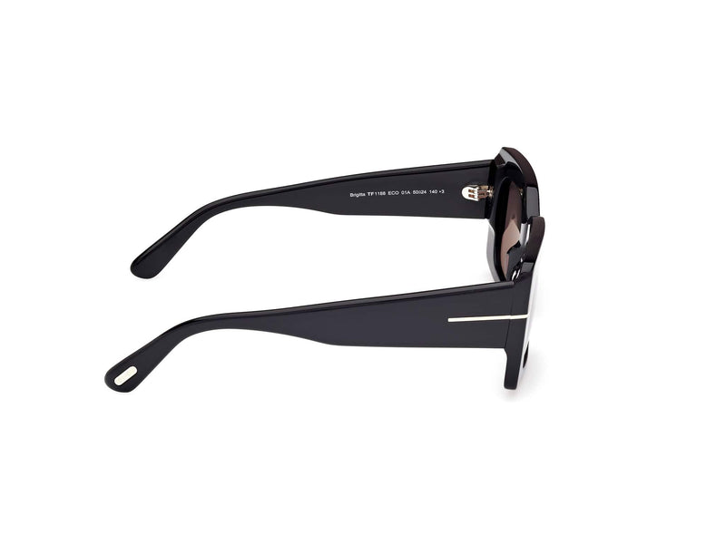 TF1188 01A Brigitta shiny black/smoke lens