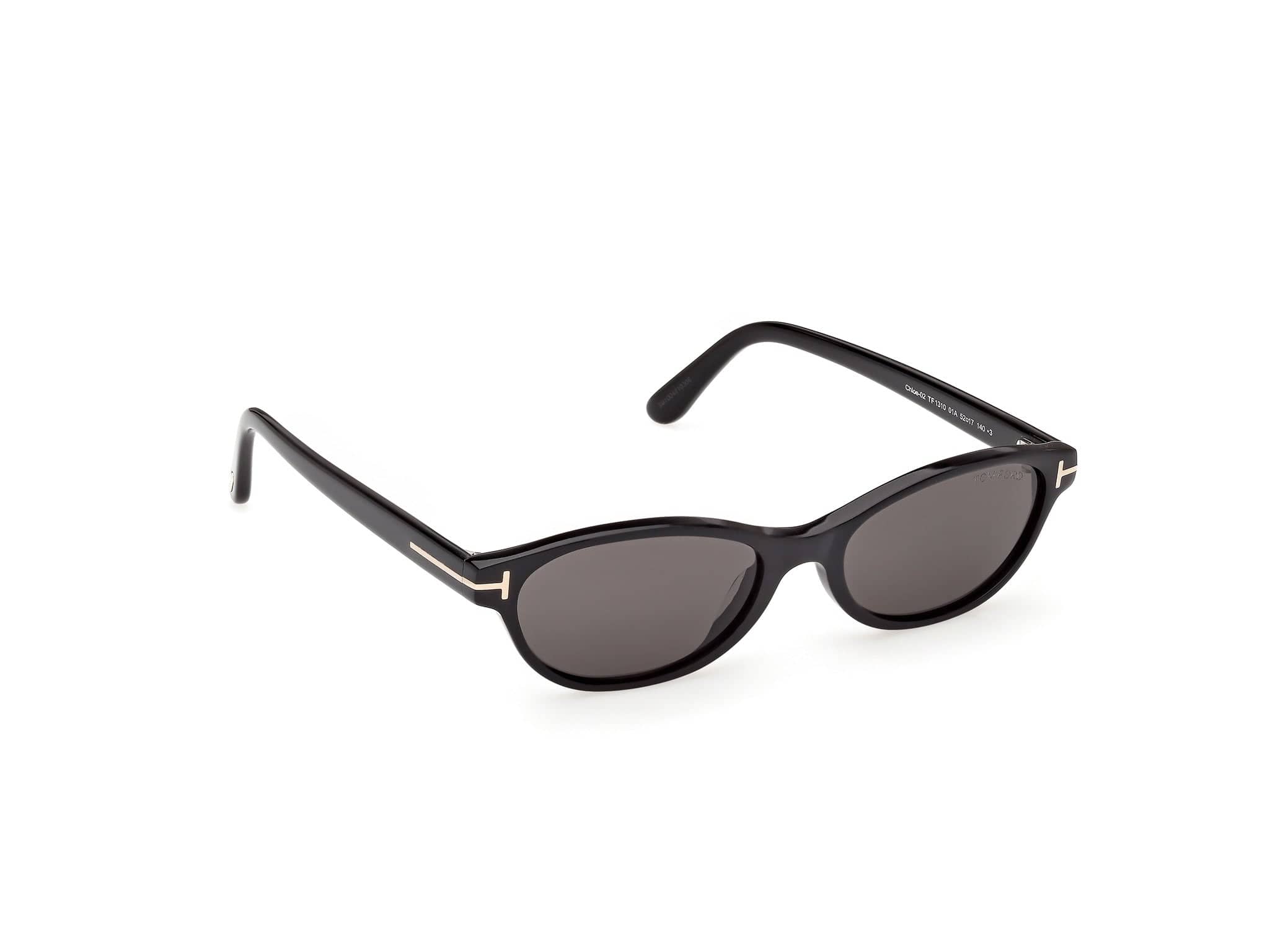 TF1310/S 01A Chloe shiny black/smoke lens