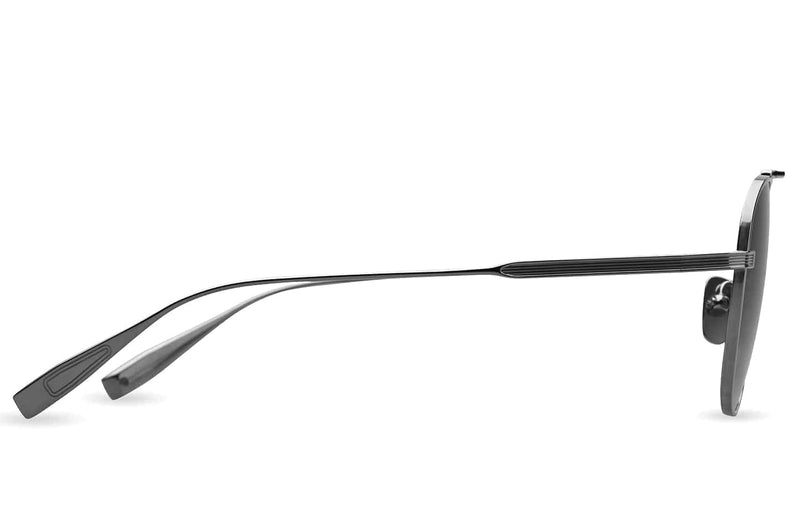 FLIGHT 009-A-03 BLACK RHODIUM/GREY LENS