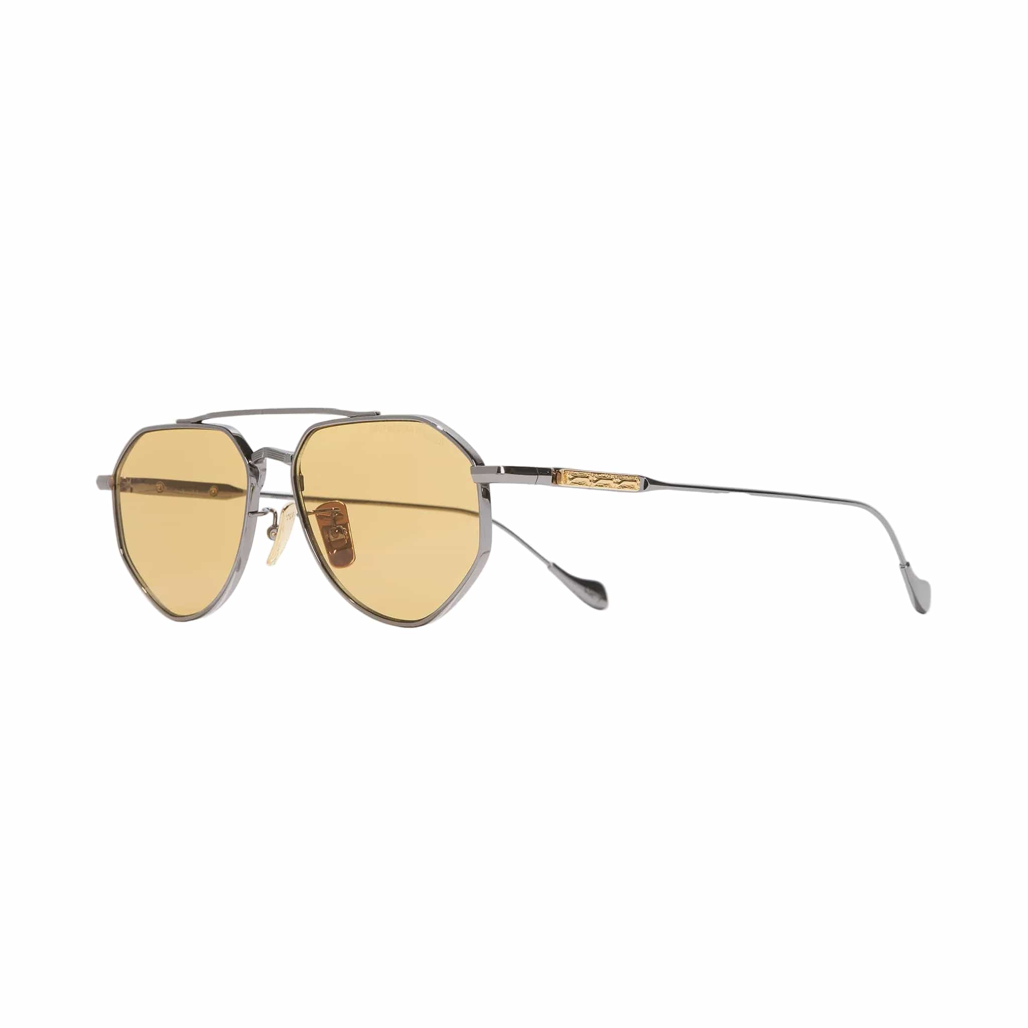 The Great Frog  Lynott GFSN 017 01 titanium gunmetal ambre lens