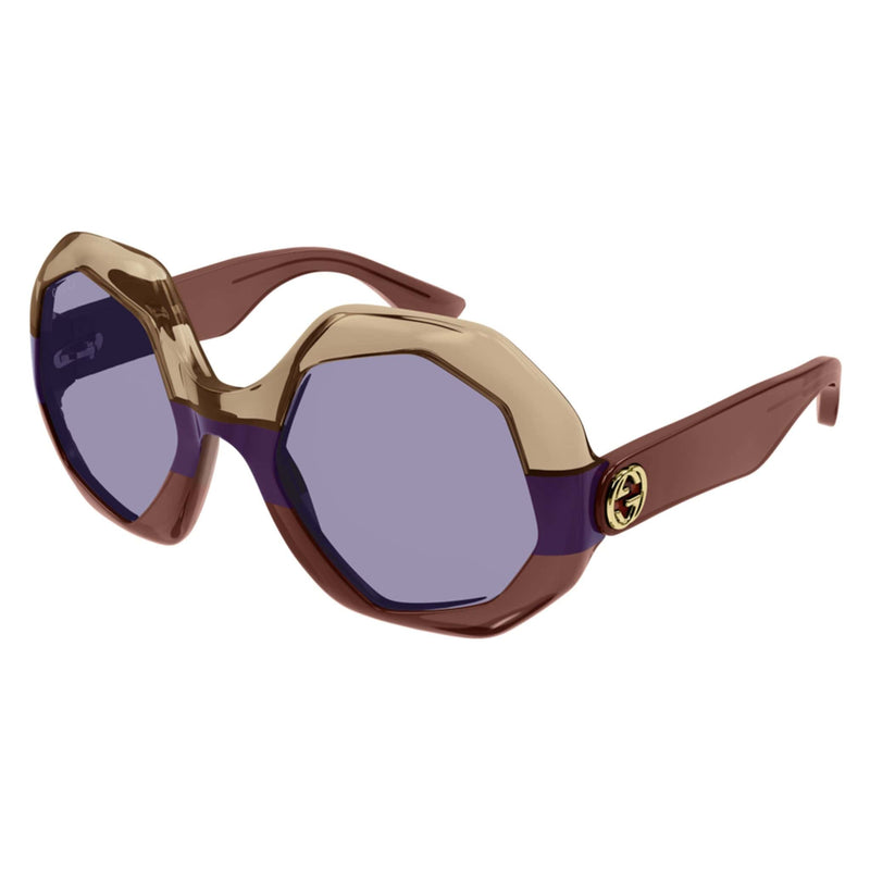 GG1242S 002 BROWN/VIOLET LENS