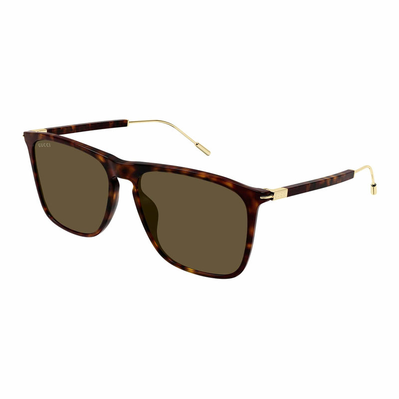 GG1269S 002 HAVANA GOLD/BROWN MONO LENS