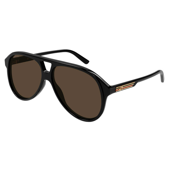GG1286S 001 BLACK/BROWN LENS