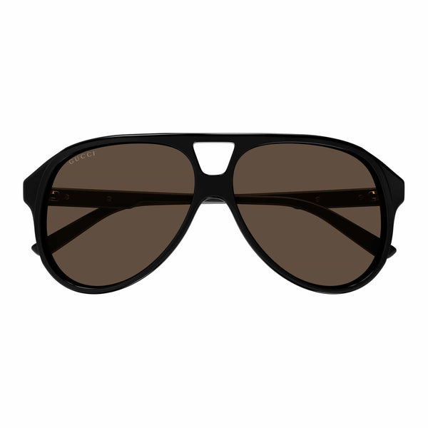GG1286S 001 BLACK/BROWN LENS
