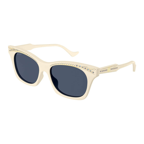 GG1299S 004 IVORY/BLUE LENS