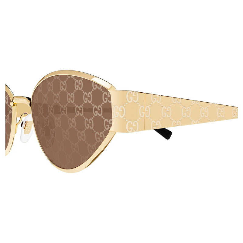 GG1853S 003 gold/gold brown GG logo lens