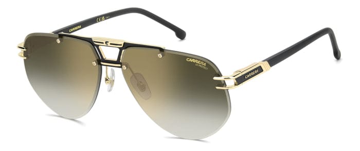 Carrera 1087/S 146 matte black gold/green gradient lens