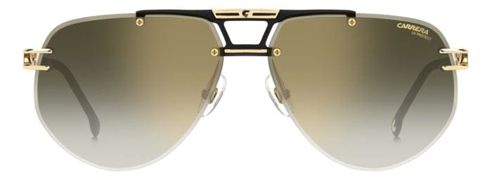 Carrera 1087/S 146 matte black gold/green gradient lens
