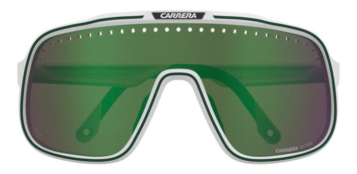 C SPORT 02/PAT 6HT/X8 matte white/green mirror lens