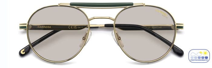 Carrera 381/S PEF/7O gold green/grey photochromic lens