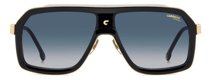 CARRERA 1053/S /TI 80S/08 black white/dark blue  gradient lens