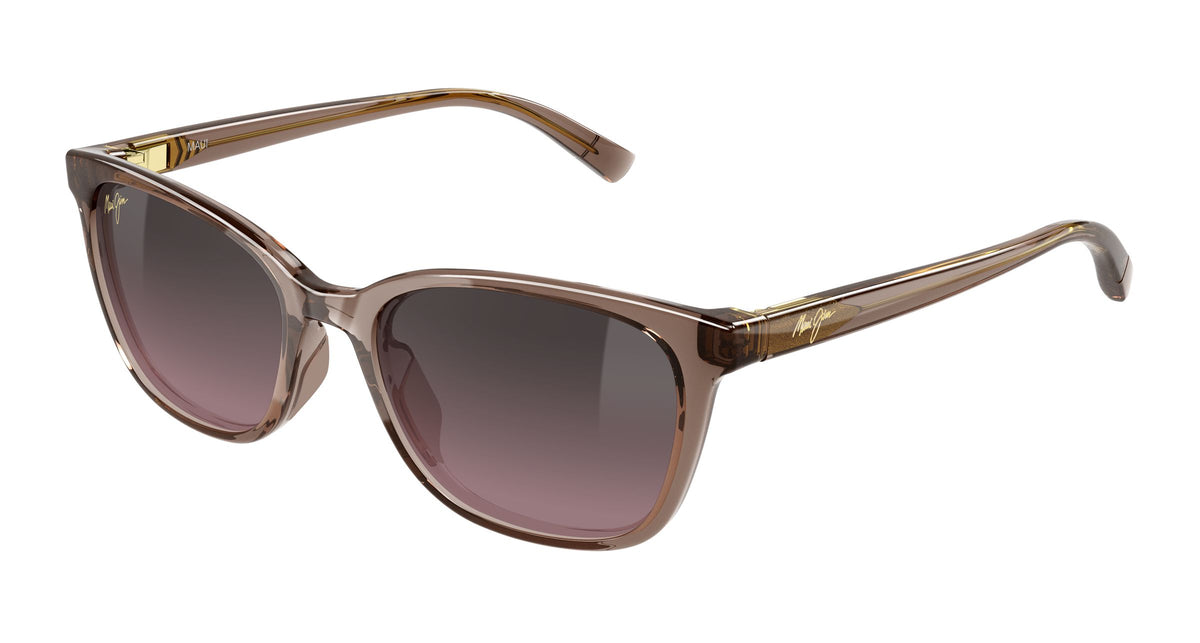RS360-02 Kukaulani shiny transparent pink/maui rose polarised lens