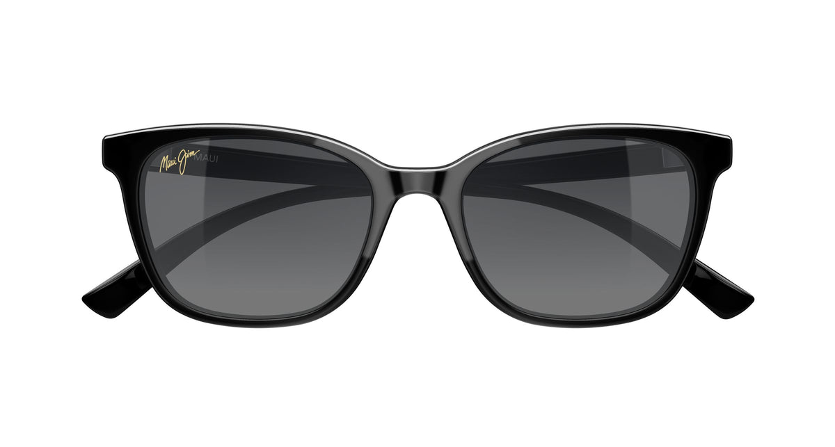 GS360-02 Kukaulani shiny black/neutral grey polarised lens sunglasses
