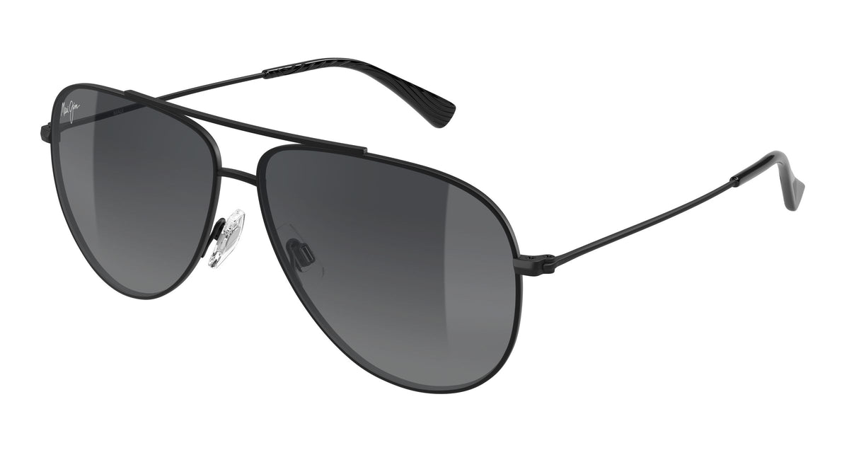 GS665-02 Hau Oli matte black/neutral grey polarised lens sunglasses