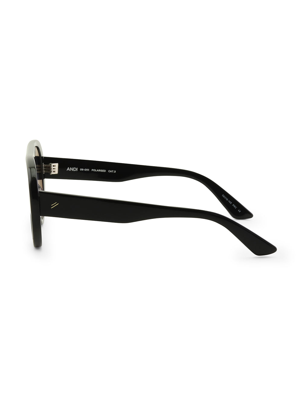 Andi black/grey gradient polarised lens