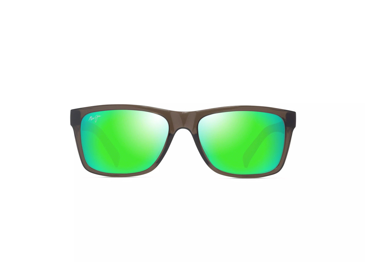 GM345-14A Kowelo shiny transparent grey/maui green polarised lens