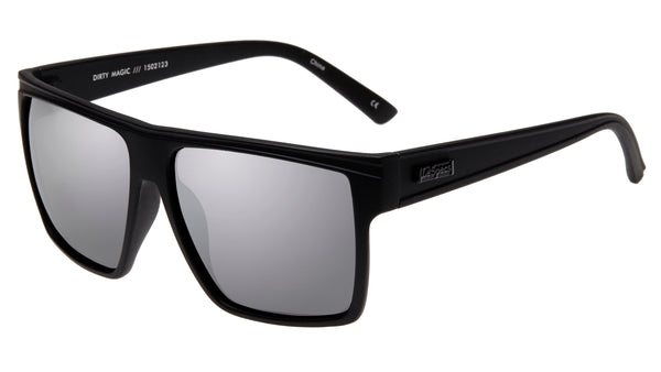 Dirty Magic 1502123 black rubber/polarised smoke mirror lens