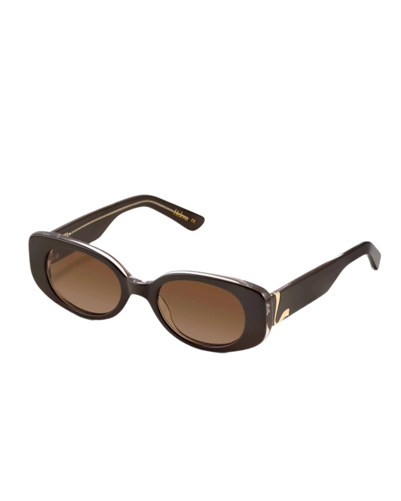 The Helena 2311006 dark chocolate/brown mono polarised lens