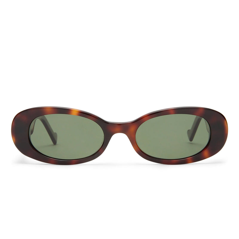 The Ellidy 2431797 dark tortoise/green mono polarised lens