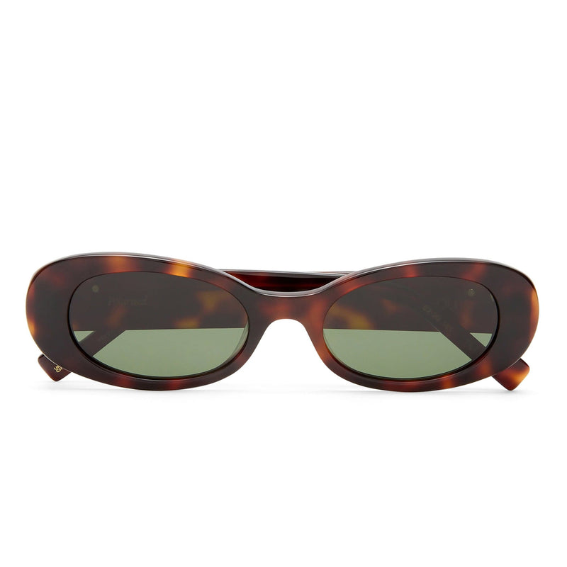 The Ellidy 2431797 dark tortoise/green mono polarised lens