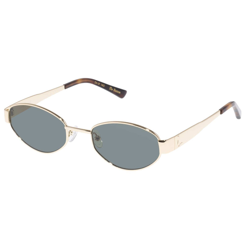 The Boston 2431800 shiny gold/green mono polarised lens
