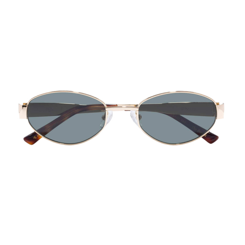 The Boston 2431800 shiny gold/green mono polarised lens