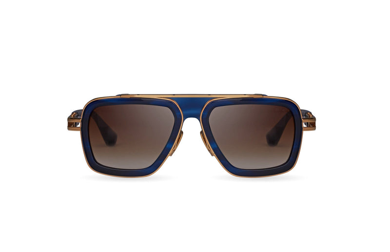 LXN-Evo 403A-03 blue swirl & gold/brown gradient lens